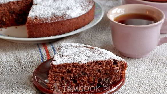 Рецепт Манника шоколадного с финиками и миндалем