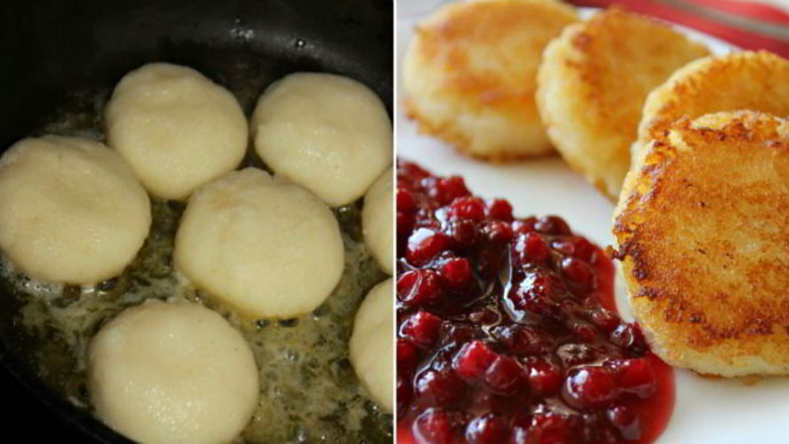 Рецепт манников на сковороде