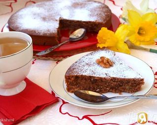 Медово-кофейный постный манник