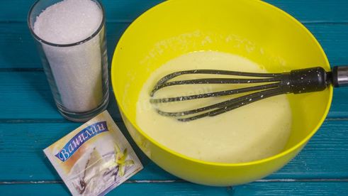 мокрый манник на кефире