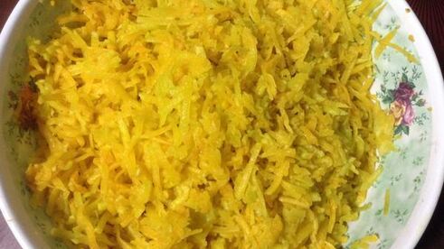 насыпной манник с тыквенной начинкой