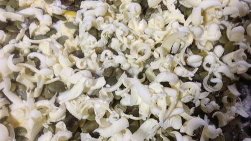 насыпной манник с тыквенной начинкой