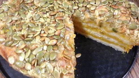 насыпной манник с тыквенной начинкой