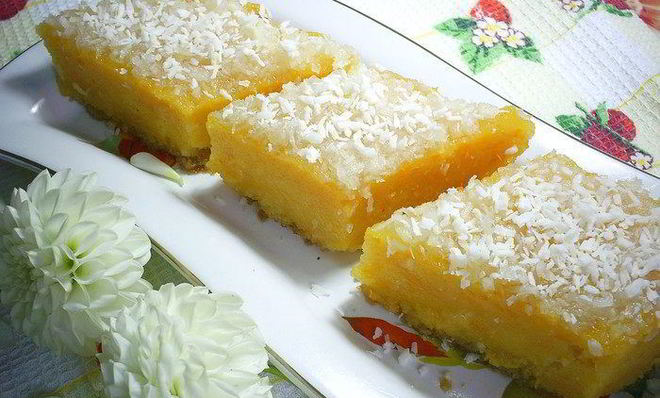 Нежный и сочный тыквенный манник