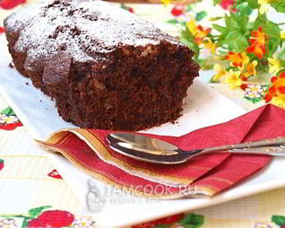 Постный шоколадный манник