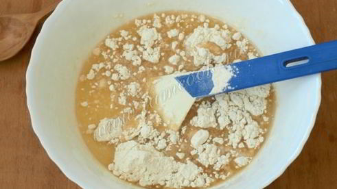 постный шоколадный манник