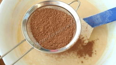 постный шоколадный манник