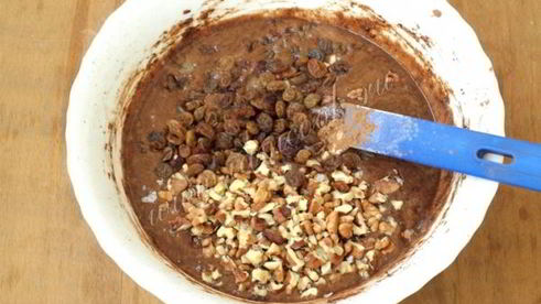 постный шоколадный манник