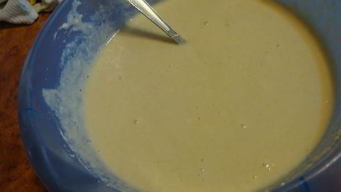 цветной яблочный манник