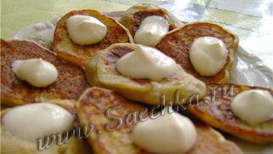 Рецепт банановых оладий