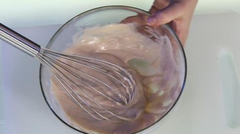 гречневые оладьи с грибным соусом