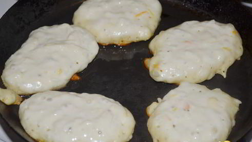 кабачково-яблочные оладушки с апельсиновой цедрой