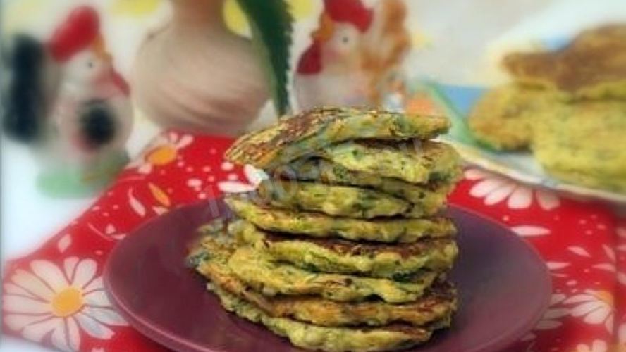 Рецепт кабачковых оладушек с сыром