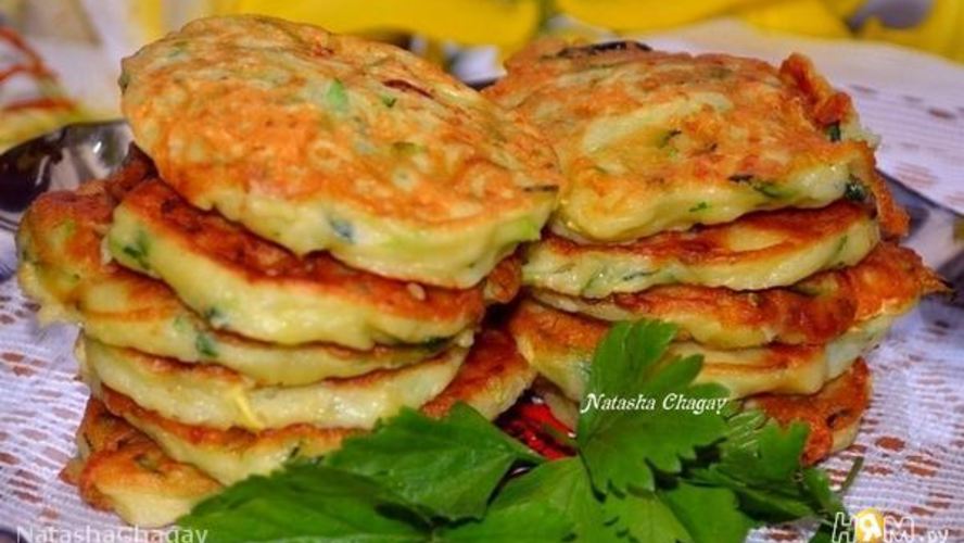 Рецепт кабачковых оладушек