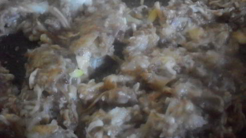 кабачковые оладьи с шампиньонами