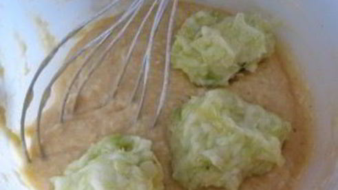 кабачковые оладьи с сыром