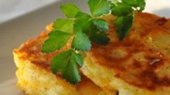 Рецепт Картофельных оладий с сыром