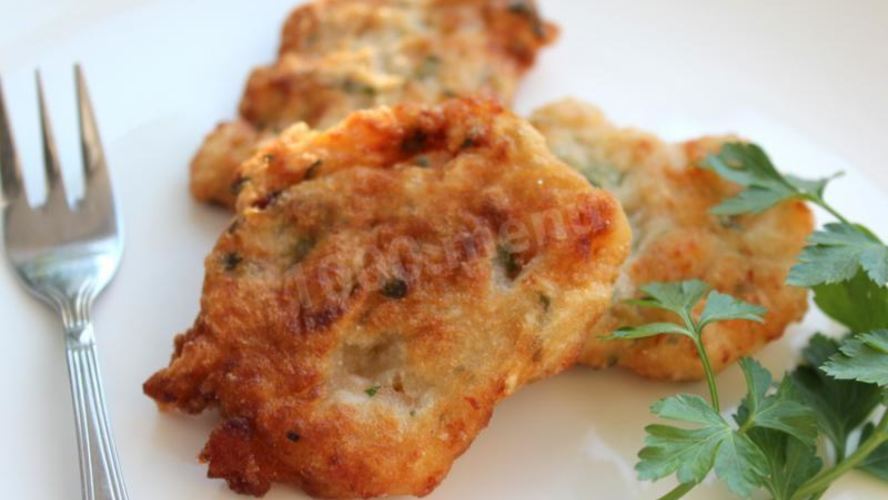 Рецепт хрустящих оладий с креветками