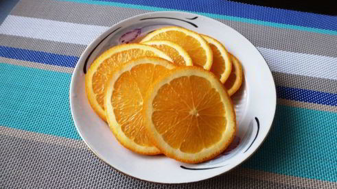 кукурузные оладьи с апельсином