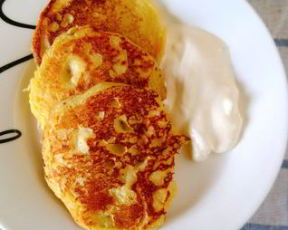 Кукурузные оладьи