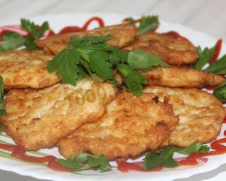 Куриные оладушки Солнышко