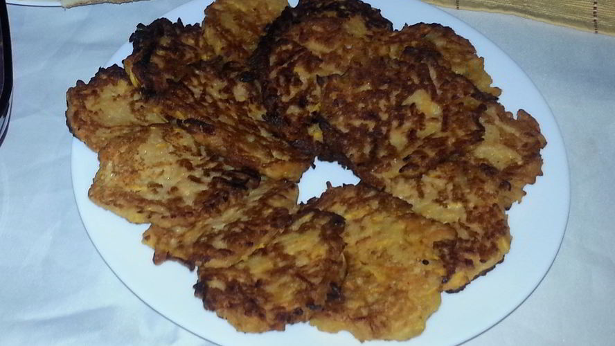 Рецепт морковна-яблочных оладьи