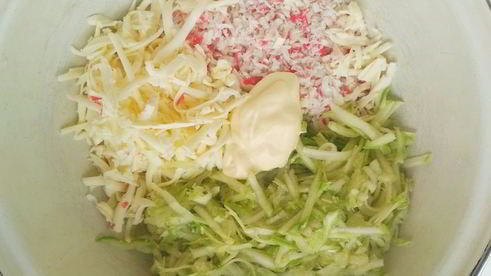 нежнейшие крабовые оладушки