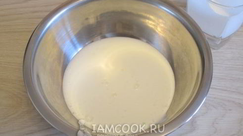 оладьи без яиц с ягодами