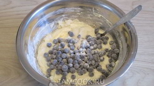 оладьи без яиц с ягодами