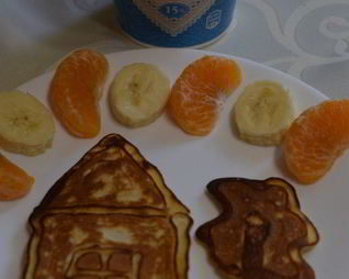 Оладьи Домик в деревне