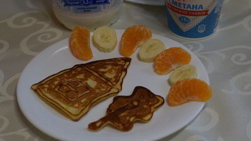 оладьи домик в деревне