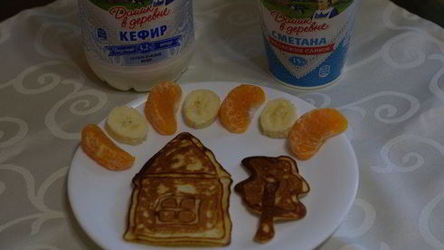 оладьи домик в деревне