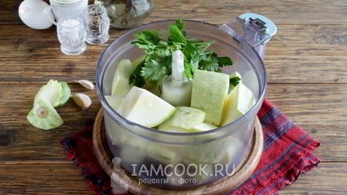 оладьи из кабачков с фаршем