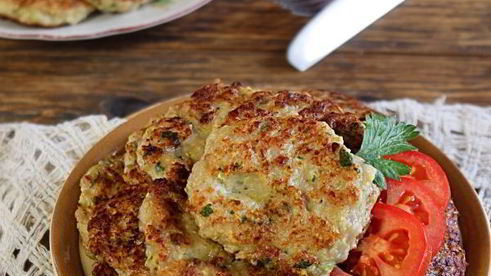 оладьи из кабачков с фаршем