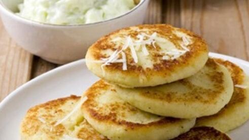 оладьи из кабачков с картофелем