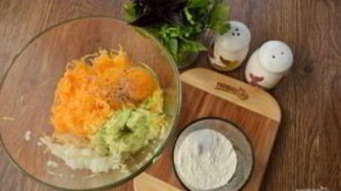 оладьи из кабачков с тыквой в духовке