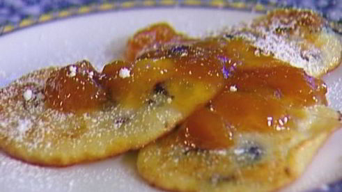 оладьи из манки с изюмом