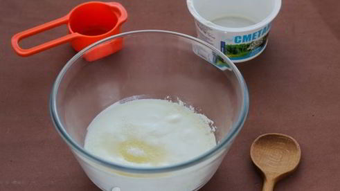 оладьи из прокисшей сметаны