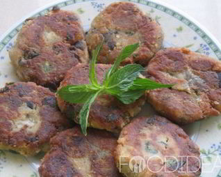 Оладьи из сырых баклажанов