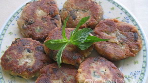 Рецепт Оладий из сырых баклажанов