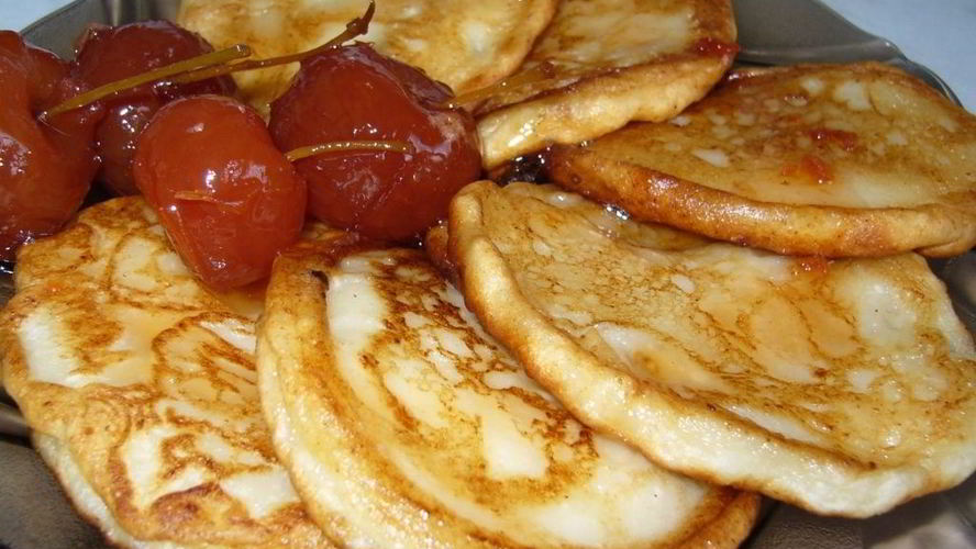 Рецепт оладий из творога