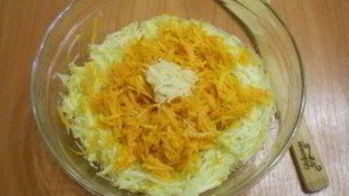 оладьи из тыквы и кабачков