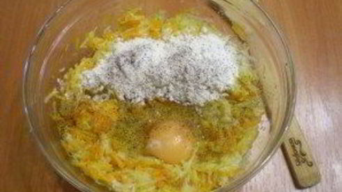 оладьи из тыквы и кабачков