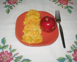 Оладьи разноцветные