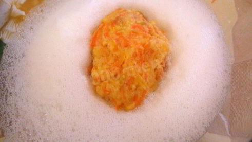 оладьи с морковкой и курагой