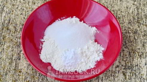 оладьи с начинкой на кефире