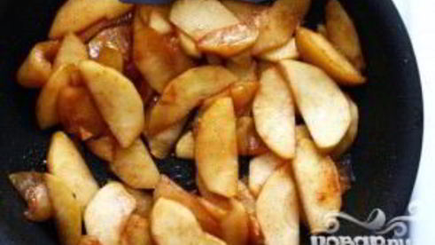 оладьи с рикоттой и яблоками