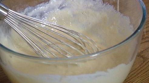 оладьи с яблоками и яблочной карамелью