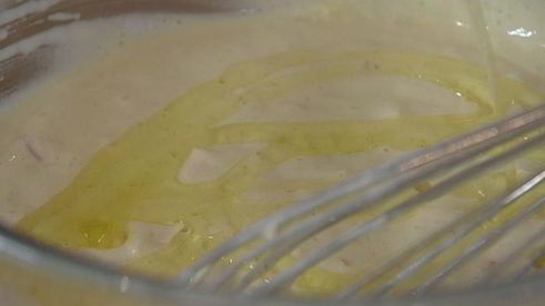 оладьи с яблоками и яблочной карамелью