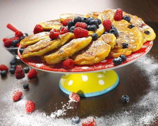 Оладьи с ягодами